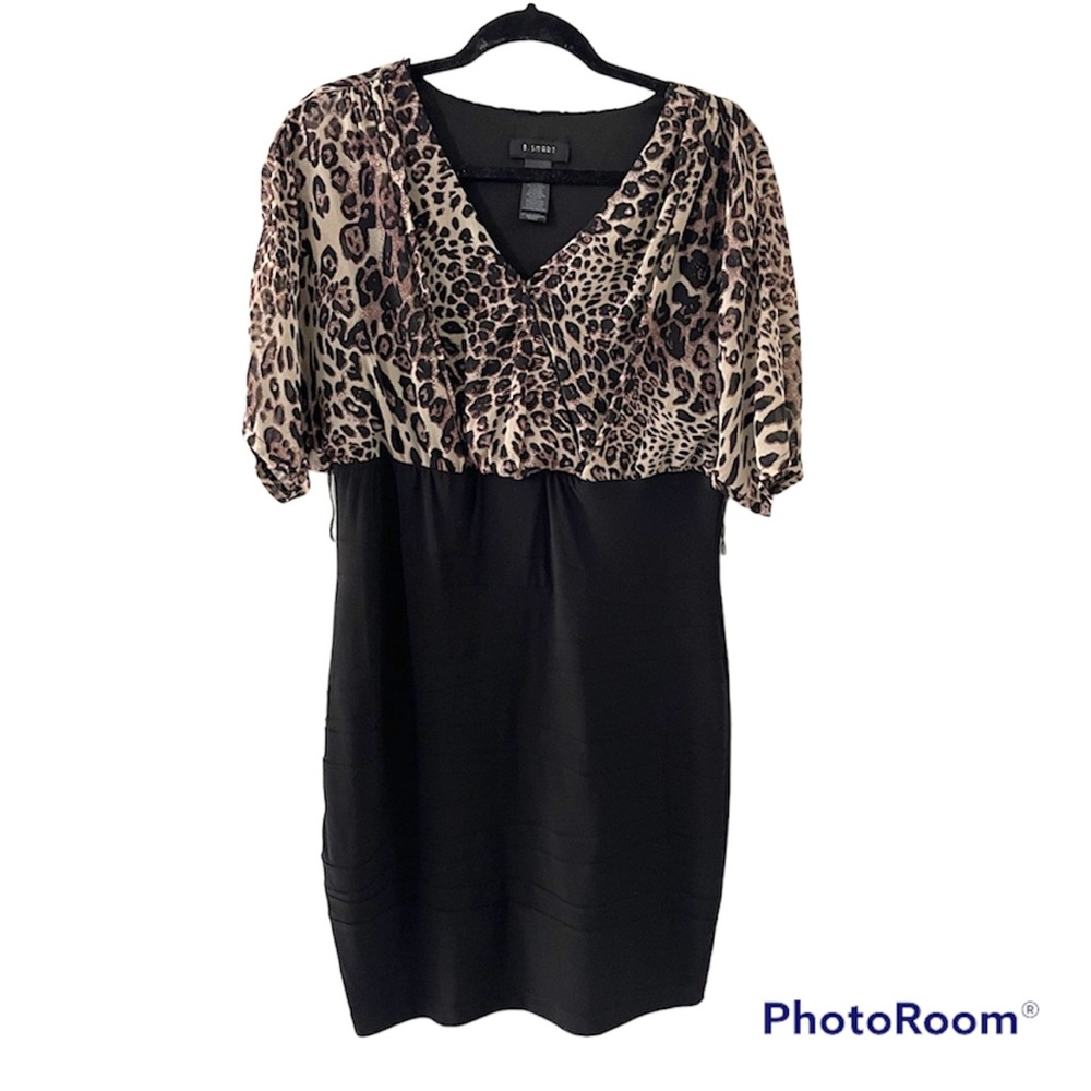 B. Smart Animal Print Dress Women’s Size 14W